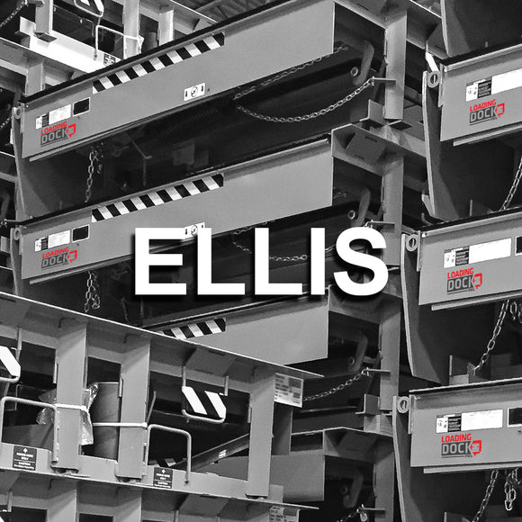 Ellis Industries dock leveler parts for yellow edge of dock