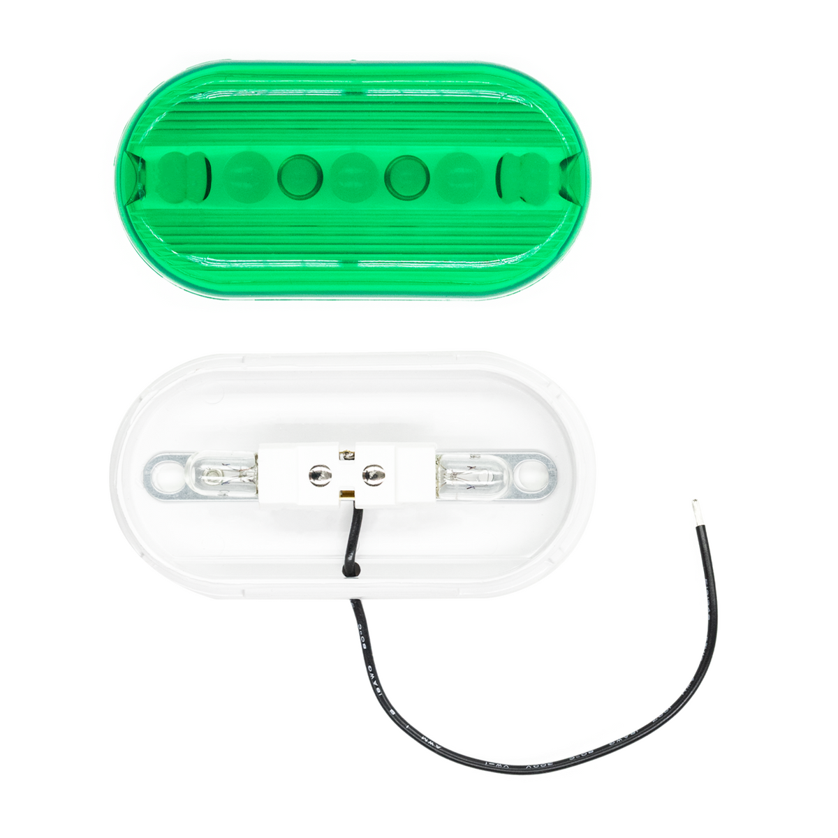 55742 Rite Hite Green Inside Oval Light Assembly w/ Bulb & Housing