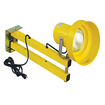 LL24 Loading Lights are constructed with durable steel arm to provide additional lighting in difficult to light dock areas.<br>
<ul>
<li>24