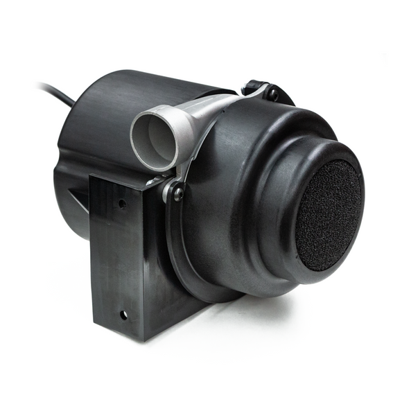 184-437 Kelley aFX air blower for dock leveler side view Loading Dock Pro