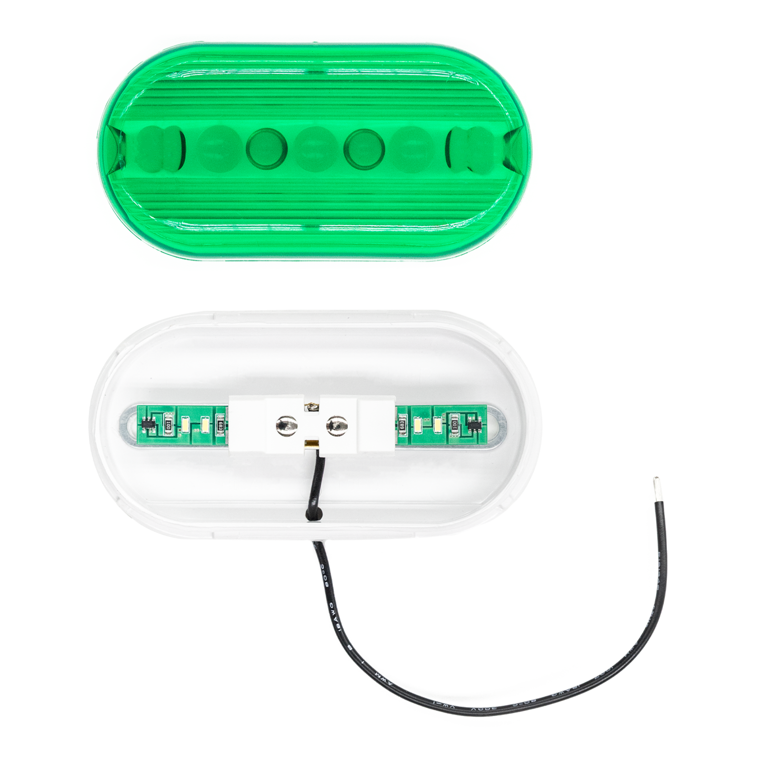 AP2770 | Green LED Control Panel Light Signal – Loading Dock Pro