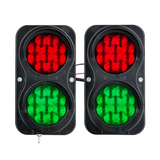 Interior/Exterior Light Dock Traffic Signal 120v with Alternating LED Safety Lights