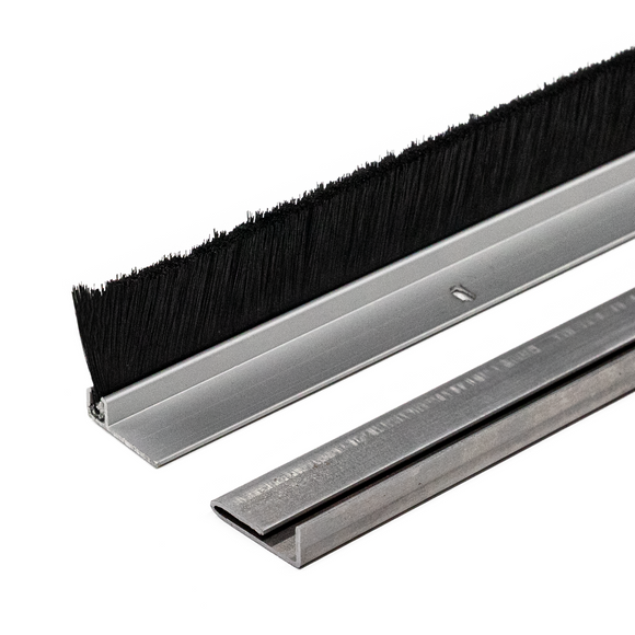 SKWBC-1 - Weld-On Brush Seal Kit at 2 Galvanized C Channels, 2 Brush Tracks, 2 at 1