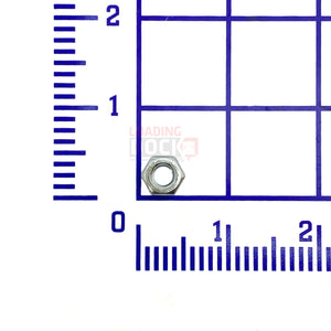Part 070-0056 1/4"-20 Hex Nut Plated Loading Dock Pro