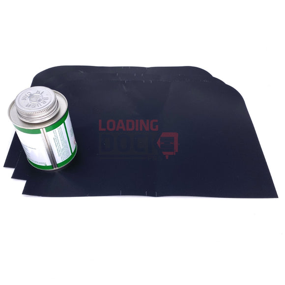 184-379 Vinyl Patch Kit for Dock Seals Shelters and Air Bag Powered Levelers - Torn Air Bag Under Plate Loading Dock Pro