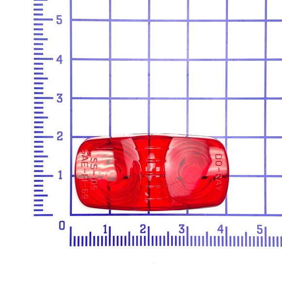 823-100 Red Rectangle Lens Loading Dock Pro