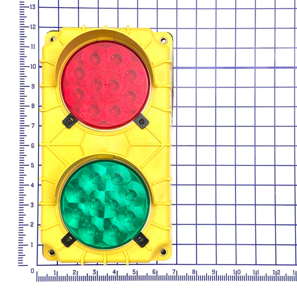 Part SG10-12RG-LED Outside Red & Green Signal Light Assembly / 12V / Led / Yellow Loading Dock Pro