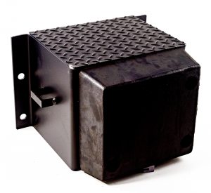 Part DBBS3500 Bumper Blocks (11-1/2" Projection W/ 4-Hole Molded Bumper And Hardware)